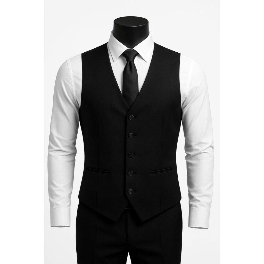 Colete Social Masculino Slim Com Regulagem - Várias Cores