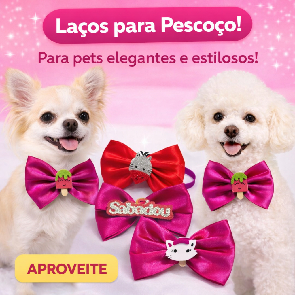 40 GARGANTILHA PET, LAÇOS PET DE PESCOÇO, ACESSÓRIOS PET PESCOÇO.
