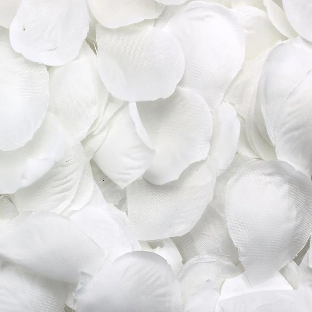 2000 Pétalas De Rosas Artificiais Brancas Decoração Casamento Festas