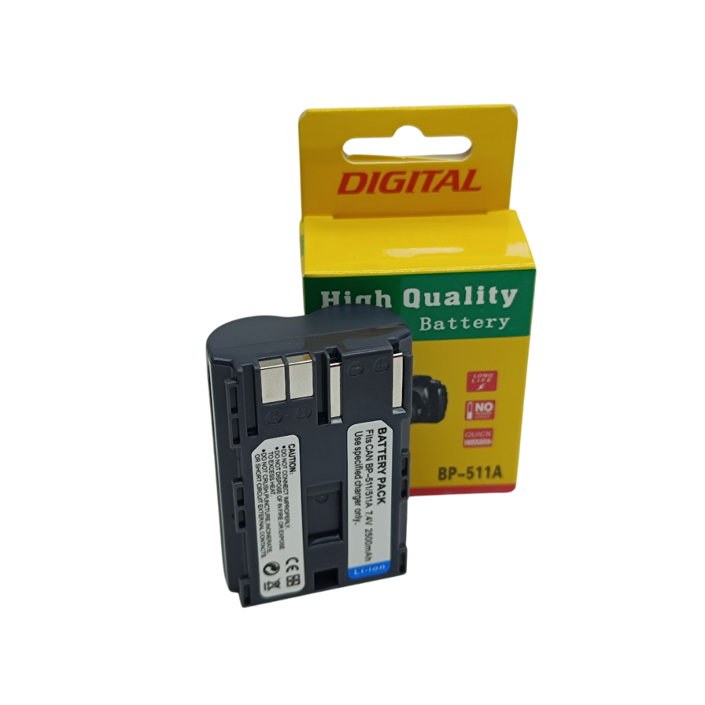 Bateria BP-511a Pra Canon EOS G1 G3 G5 G6 10D 20D 30D 40D 50D 60D 20Da 5D