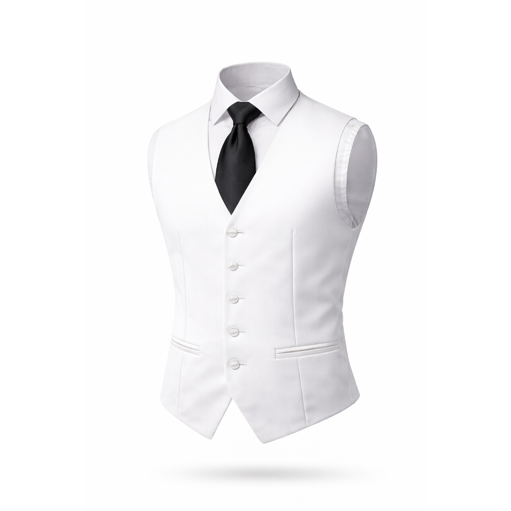 Colete Social Slim Ajustável Masculino P/ Baristas, Garçons - Promoçao