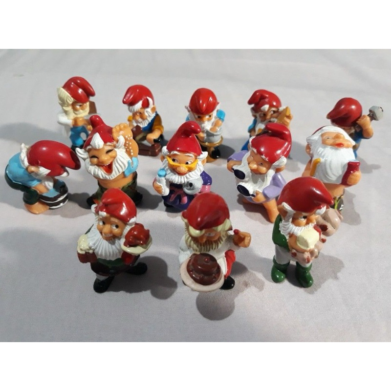 Brindes kinder ovo antigos gnomos