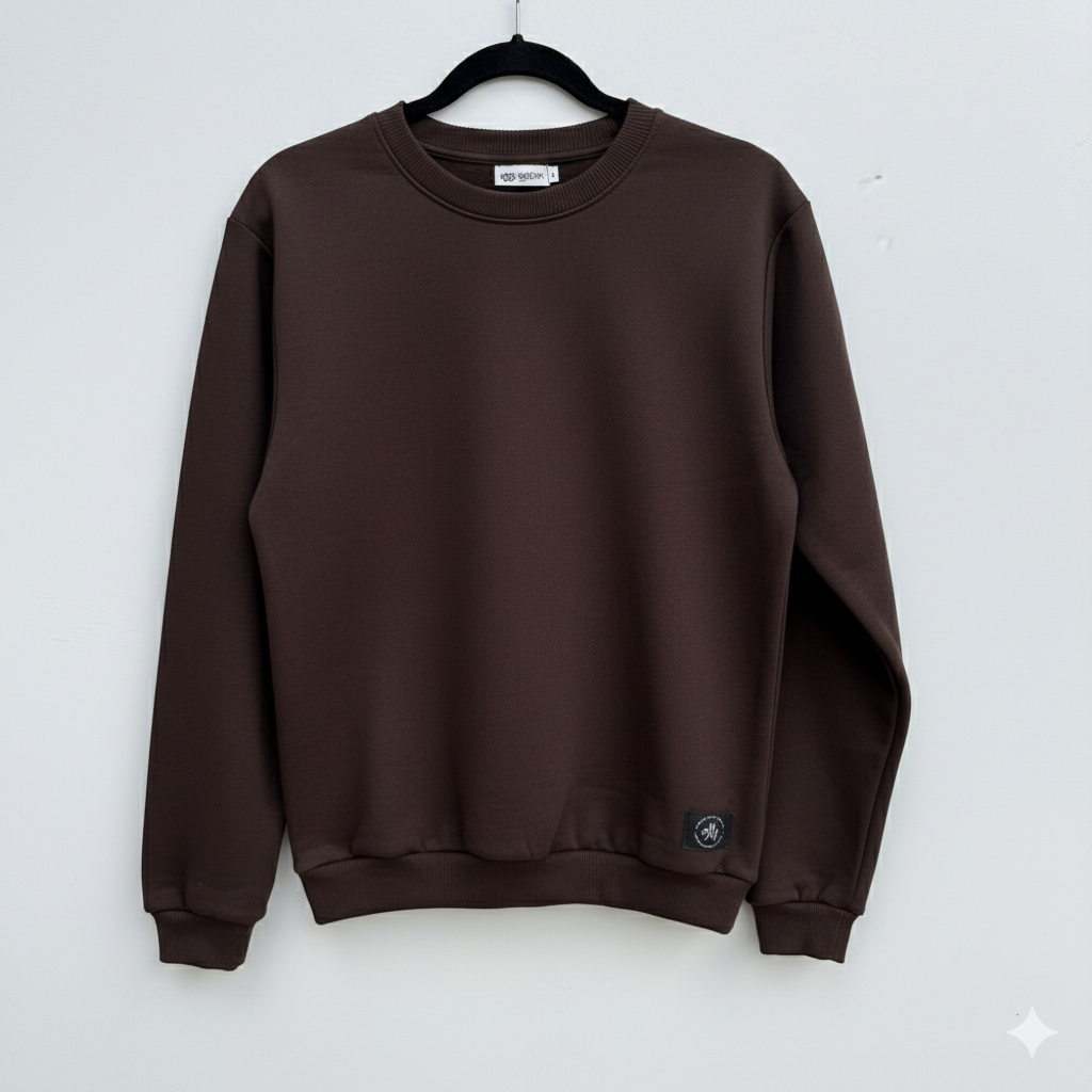 Blusa de Frio Feminino  Casaco Flanelado Blusa moletom de Frio gola o Algodão Liso Bordado sueter feminino