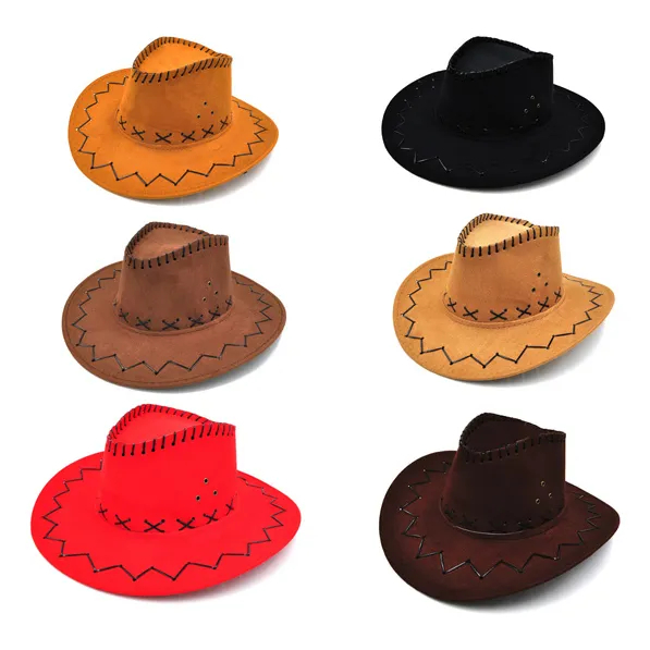 Chapéu Country Cowboy Camurça Masculino e Feminino Vaqueiro Fantasia Festas imperdível
