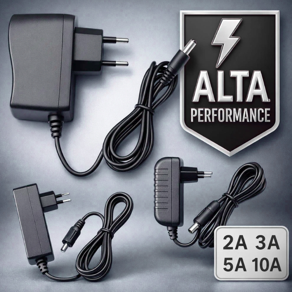 Fonte Eletronica 12V 2A, 3A, 5A E 10A Bivolt 110V 220V  Plug P4 Alta Performace