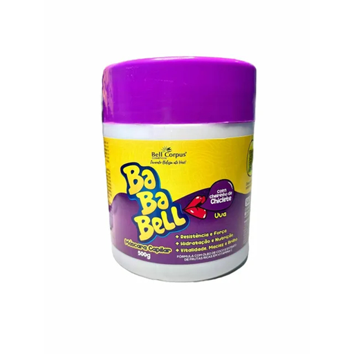 12 Máscara Bababell Uva Bellcorpus 500g