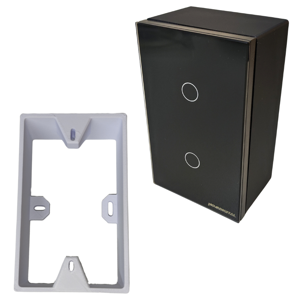 Caixa Sobrepor Adaptador 4x2 Interruptor Sonoff Novadigital Inteligente