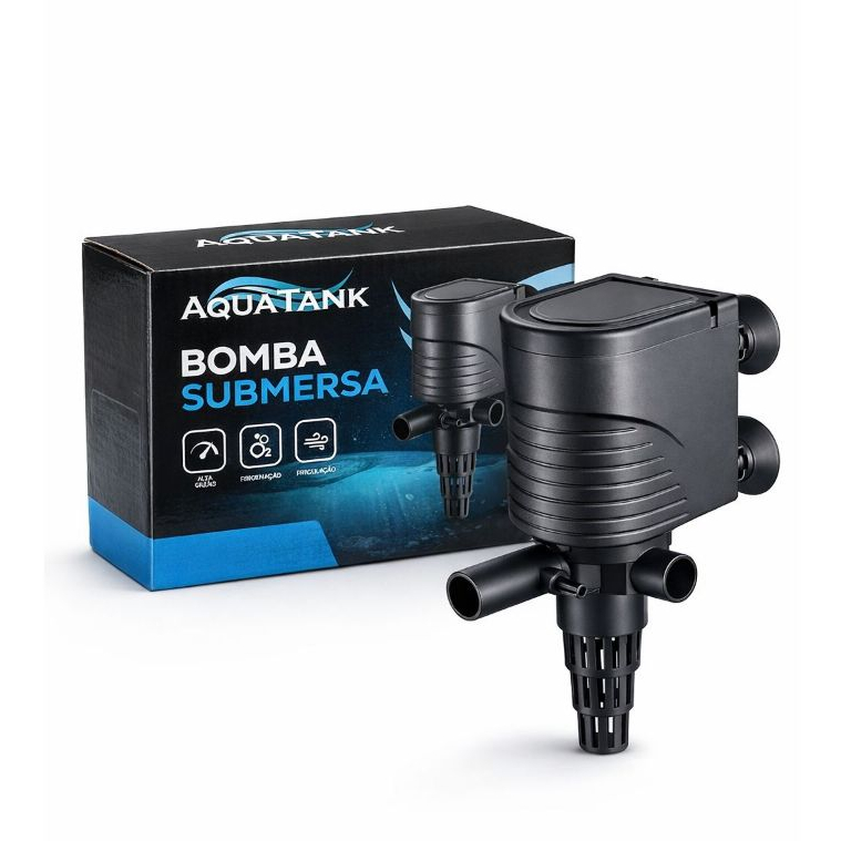 BOMBA SUBMERSA AQUATANK 3 EM 1 BS-800L/H 1500L/H  2000L/H  3000L/H  PARA AQUARIOS E LAGOS