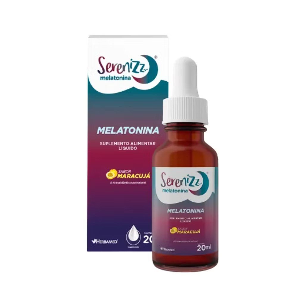 SERENIZZ MELATONINA SABOR MARACUJA 20ML HERBAMED