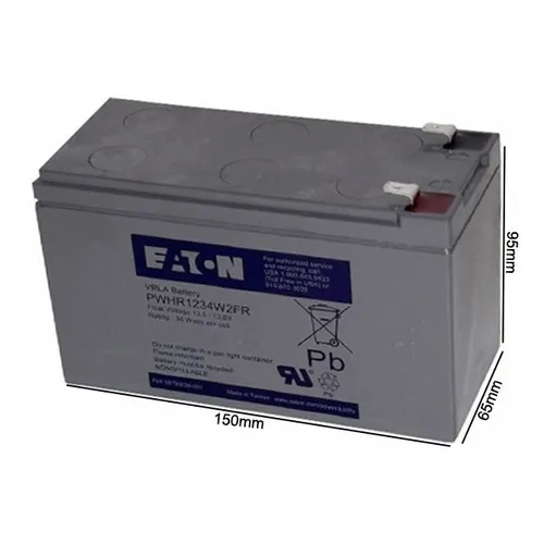 Bateria Eaton 9Ah / 12V – Para Alarmes, Nobreaks, Carrinho Infantil, Câmera, Som