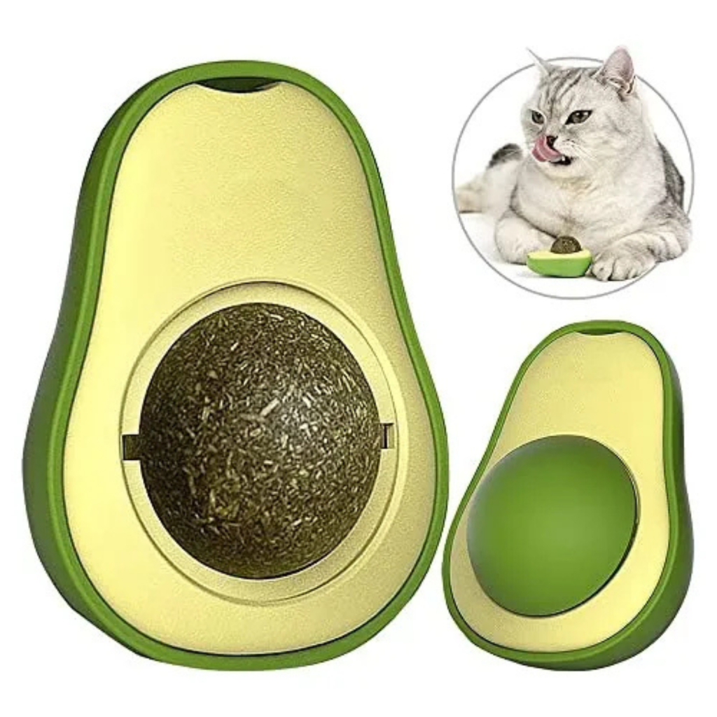 Abacatinho de Catnip – O Brinquedo que Deixa Seu Gato Maluco de Felicidade!