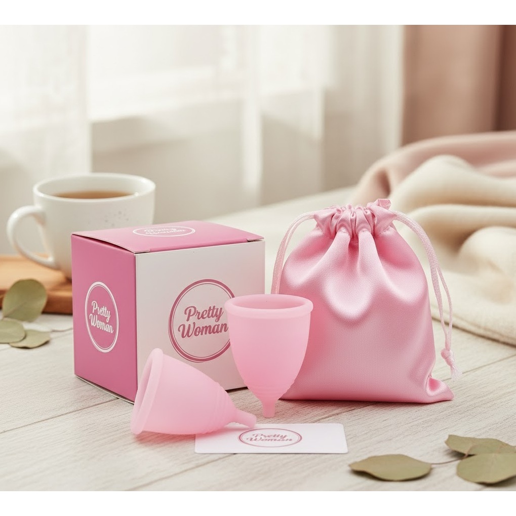 Coletor Menstrual Copo Ecológico Premium Silicone Hipoalergênico Reutilizável Pronta Entrega Brasil