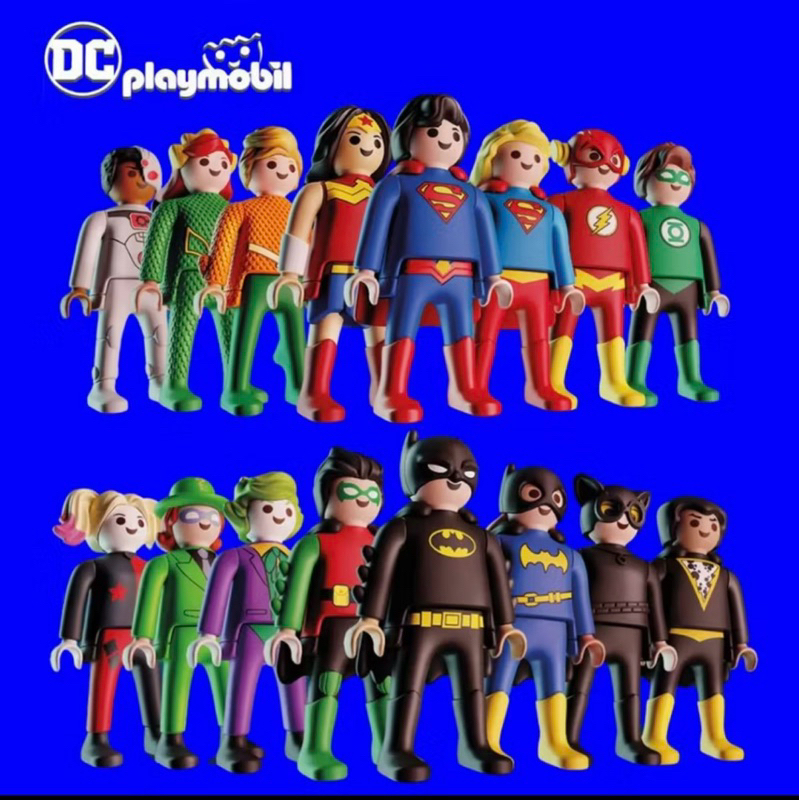 Brindes Kinder Ovo DC Playmobil 2026 (ACOMPANHA BRINDES)