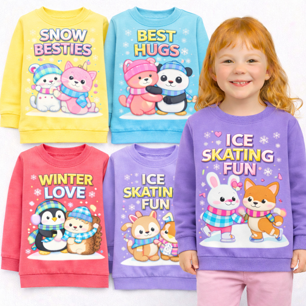 Kit 2 Casacos de Moletom Infantil Menina - Casacos feminino inverno- Kit 2 Casacos de Moletom