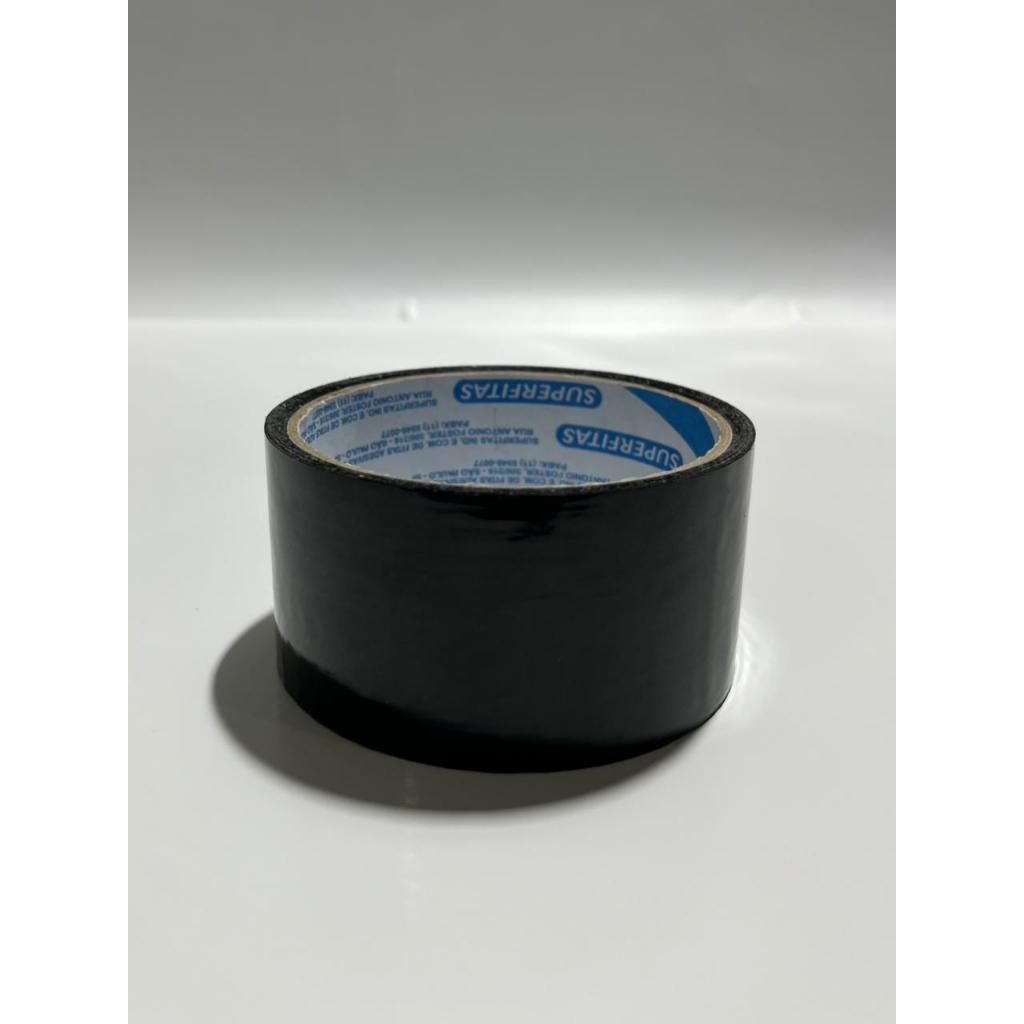 Kit 2 Fitas Adesiva 45mm X 40m PRETA - Durex Largo
