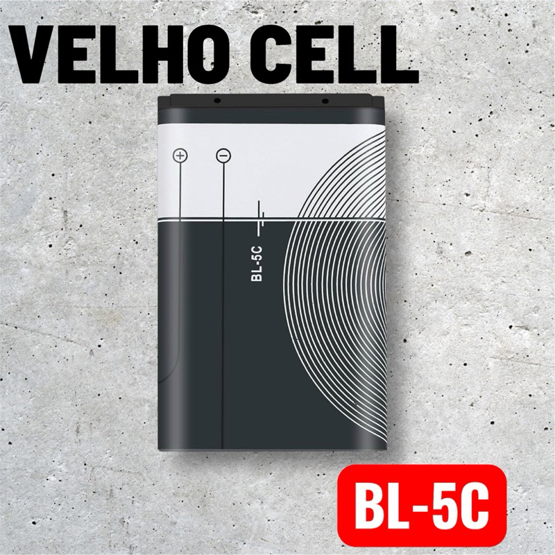 BAT COMPATIVAL NOKIA (BL-5C) ORG NOVA COM GARANTIA 90 DIAS