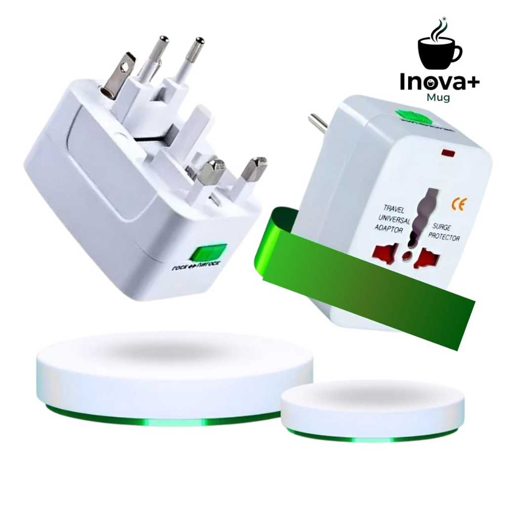 Adaptador Tomada Universal Para Viagem Internacional 127/220v