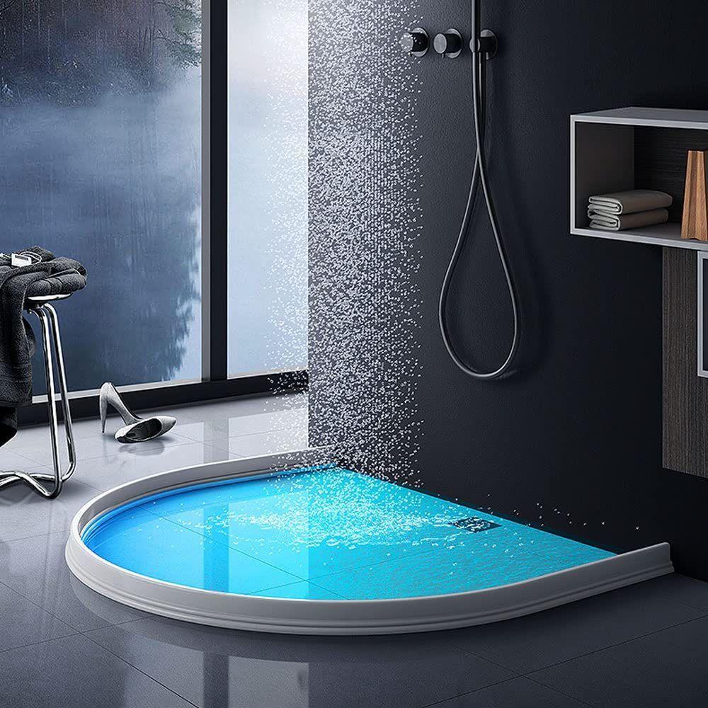 Barreira de Agua Retenção em Silicone Vedação Area Molhada Banheiro Box