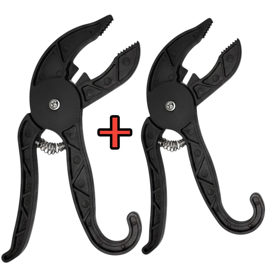 Kit 2 Alicate Pega Peixe Pesca Pescaria Preto Pesqueiro Pesque Pague Alicate de Contenção