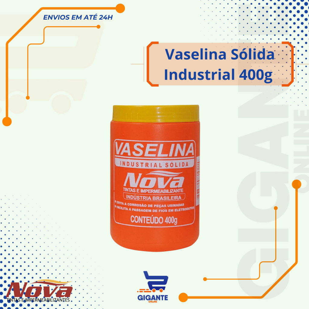 Vaselina Sólida Industrial 400g Proteção e Lubrificação Nova Tintas
