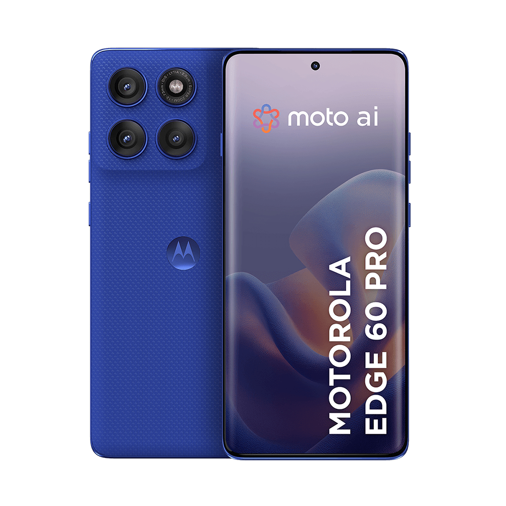 Smartphone Motorola Edge 60 Pro 256GB 5G, 24GB RAM Boost*, Câm. 50MP,  Tela 6.7", Moto AI - Azul