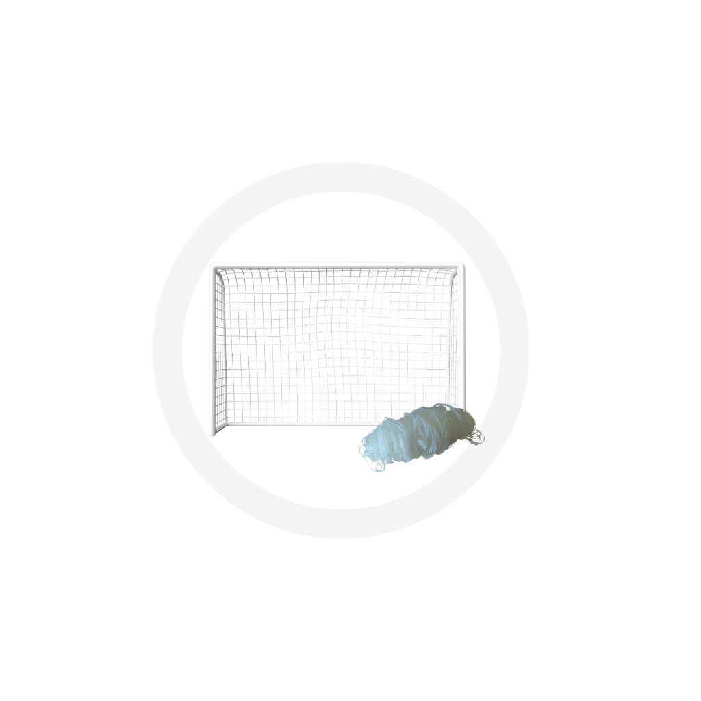 Meio Par Rede Gol Futsal Futebol De Salão Fio 2mm Proteção U.v.(NÃO É O PAR,APENAS UMA UNIDADE).