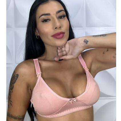 Sutiã de Amamentação Feminino - Respirável e Confortável, Fecho para Amamentação Lingerie Pós Parto Conforto