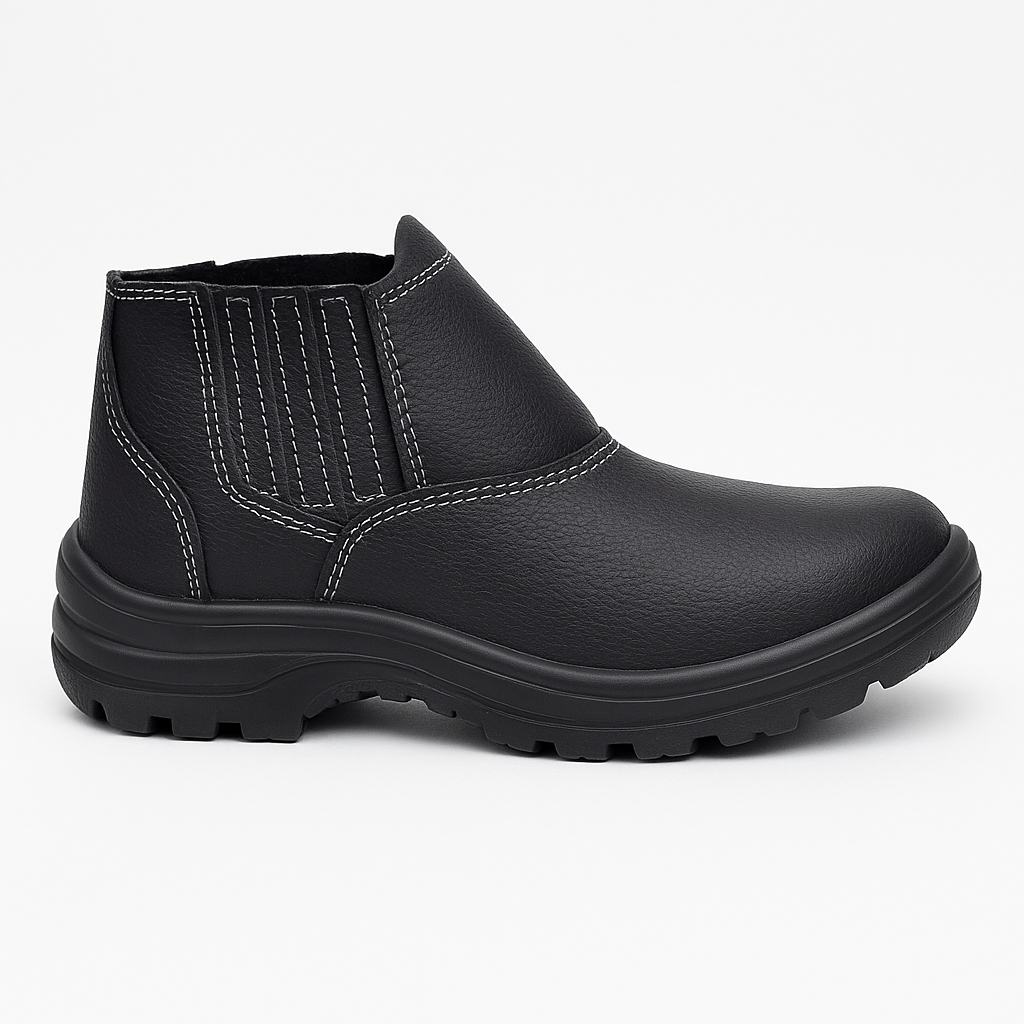 Bota De Segurança Botina Para Trabalhos Pesados Bico PVC com CA