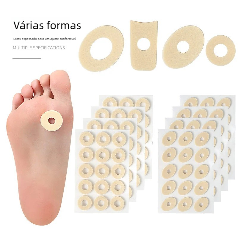 15 Pçs Esponja Látex Remendo para Pé - Protege Contra Fricção Homens e Mulheres