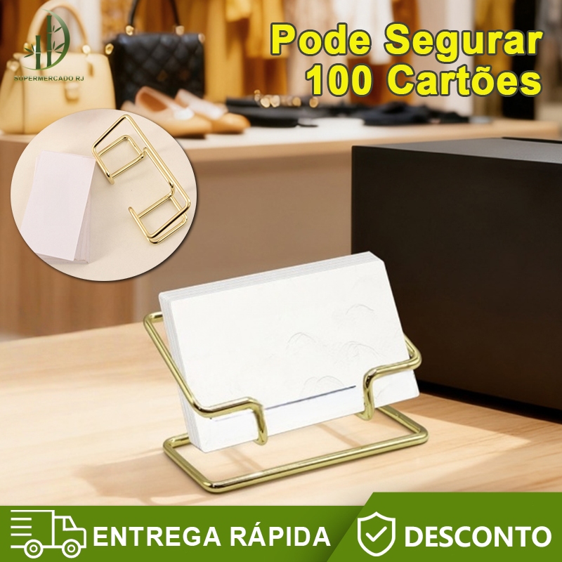 Porta-Cartões De Visita De Escritório Mesa Organizador De Expositor