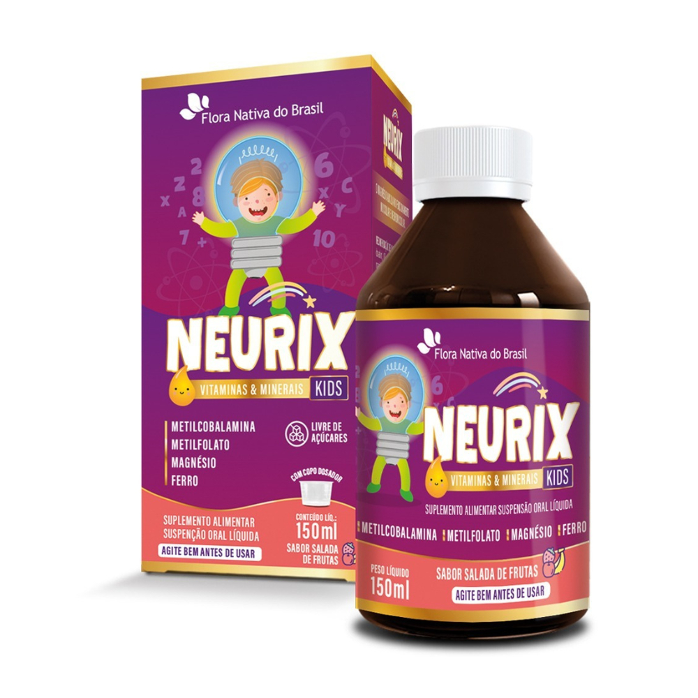 Neurix Metilcobalamina e Metilfolato 150ml - Flora Nativa
