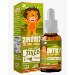 Zinco em Gotas 30ml Sabor Morango - Flora Nativa do Brasil