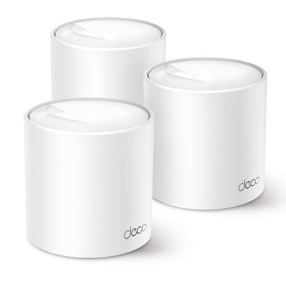 Kit de Roteador Deco X50(3un.) Dual Band AX3000 Mesh Wi-Fi 6,Cobre até 600m², 150 dispositivos