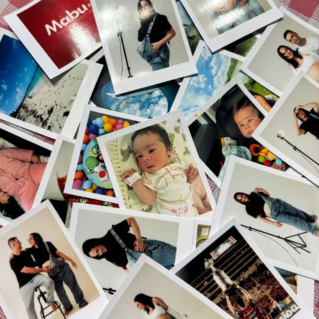 Mini Foto Kit 64 unidades - Cabe na capinha de Celular - Alta qualidade - Sem legendas