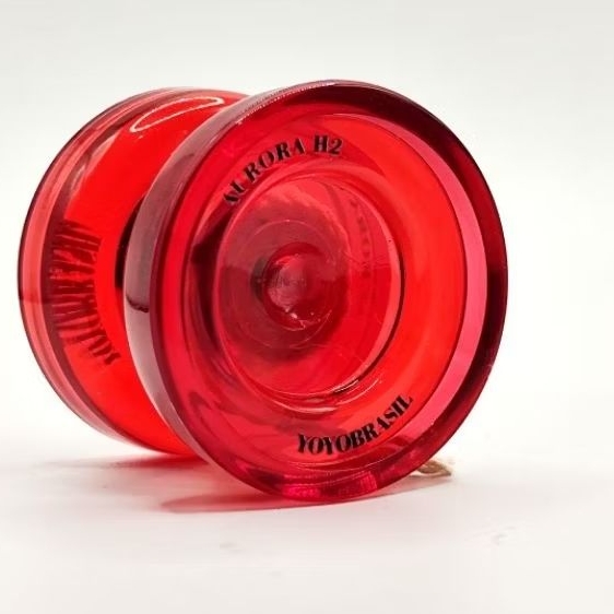 yoyo (ioiô) Profissional YOYOBRASIL AURORA H2 com rolamento côncavo de 10 esferas + 5 CORDAS DE REPOSIÇÃO