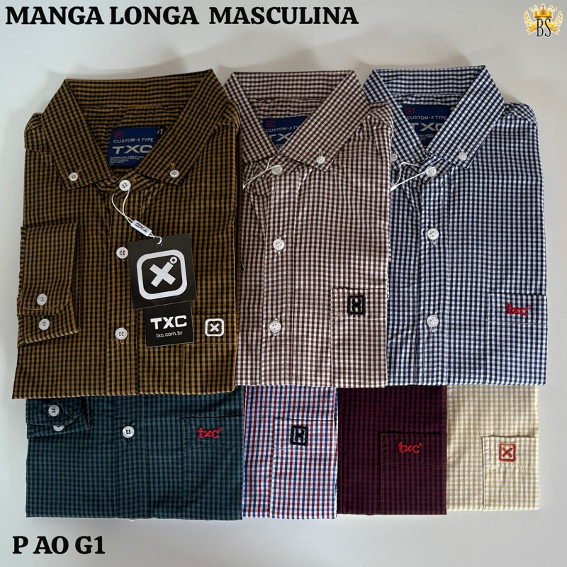 Camisa Manga Longa Country Masculina TXC