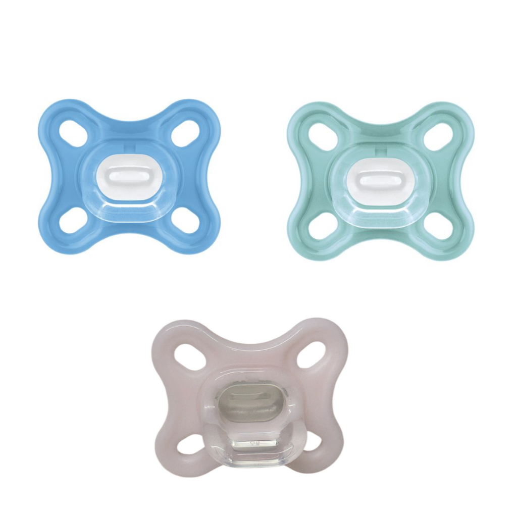 Chupeta MAM Comfort 0 A 2 Meses Recém Nascido 100% Silicone Bico Simétrico Skinsoft