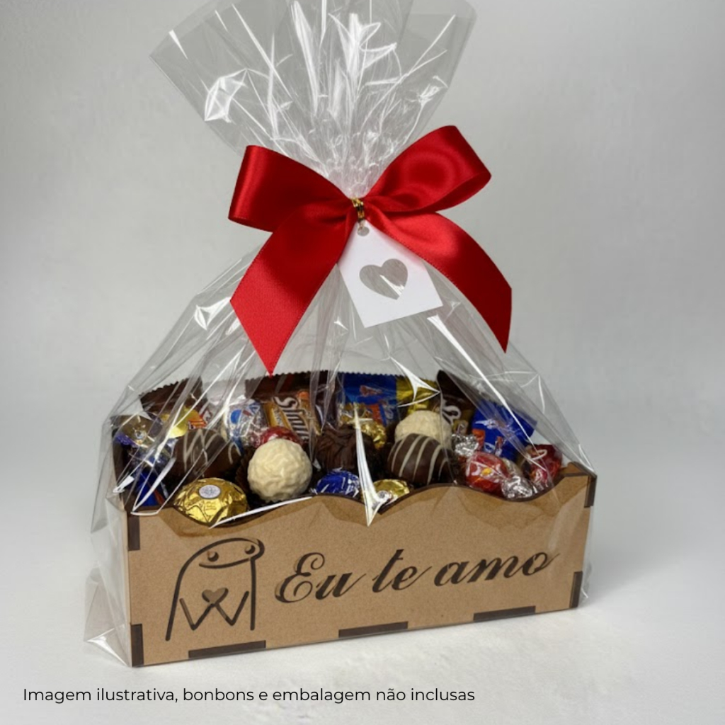 Kit 10 Mini Cestinhas MDF Cru Para Lembrancinha Aniversário Datas Especiais e Presentes