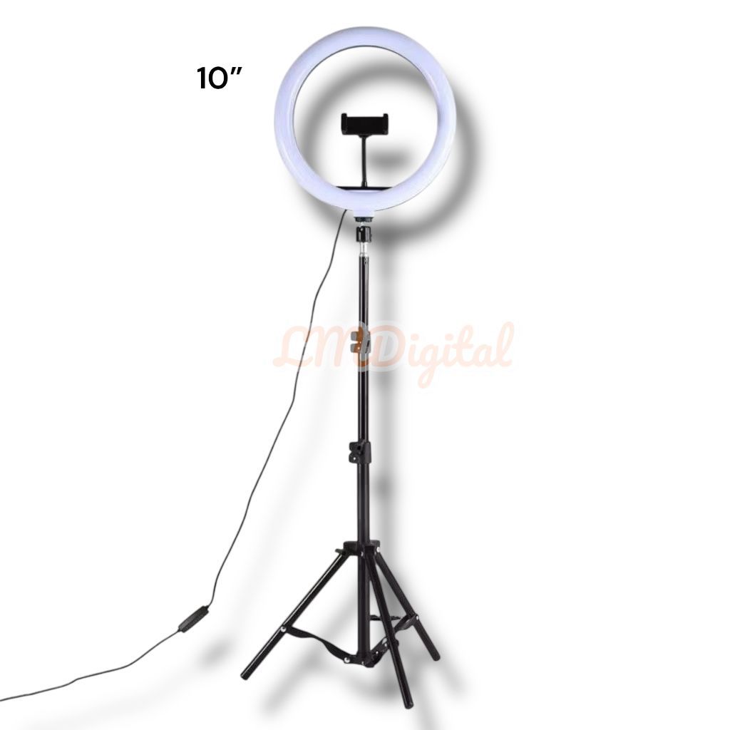 Ring Light Iluminador 10 Polegadas Com Tripé Profissional Profission Premium Led Selfie para Celular