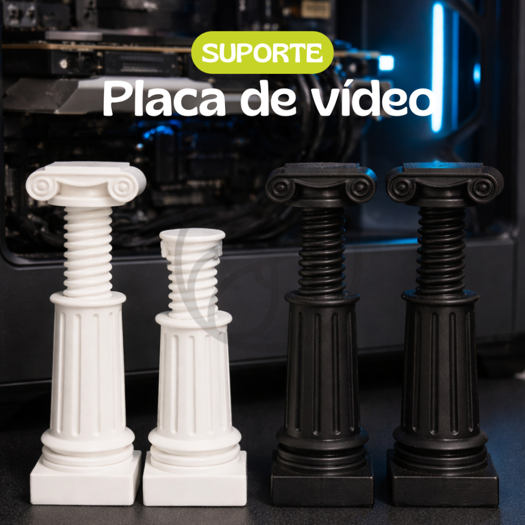Suporte para Placa de Vídeo GPU Ajustável Personalizada Universal HD PC