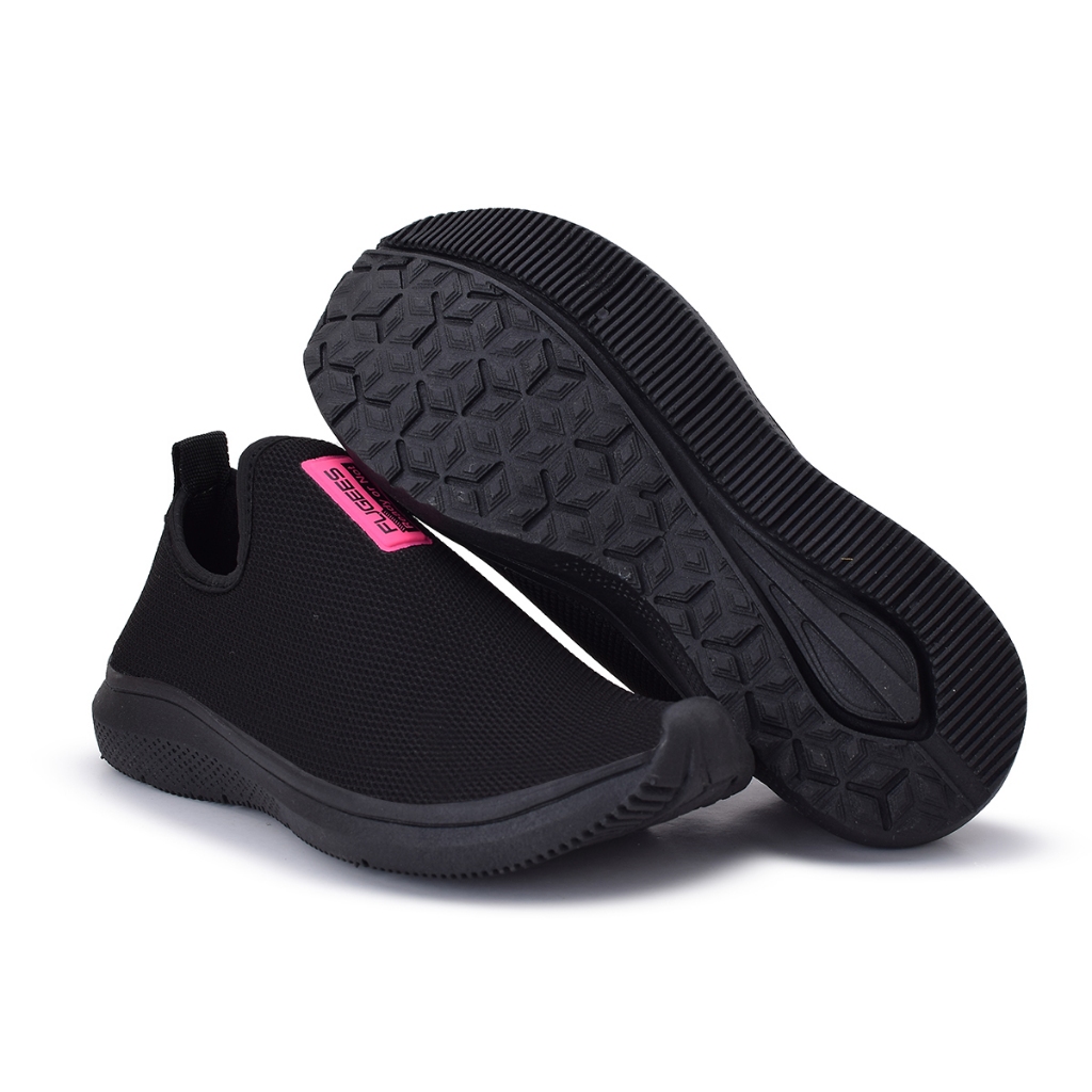 Tênis Meia Feminino Calce Fácil Slip On Leve Confortável Caminhada Academia