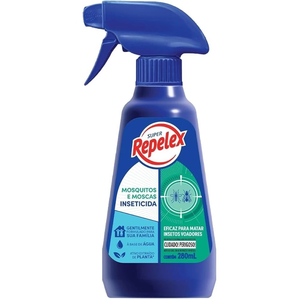 Inseticida Spray Repelex Mosquitos e Moscas Ação Instantânea