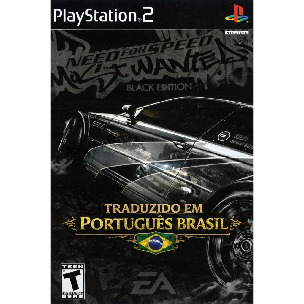🎮 Need for Speed Most Wanted Black Edition PS2 DVD Traduzido PT BR Jogo de Corrida PlayStation 2 Desbloqueado
