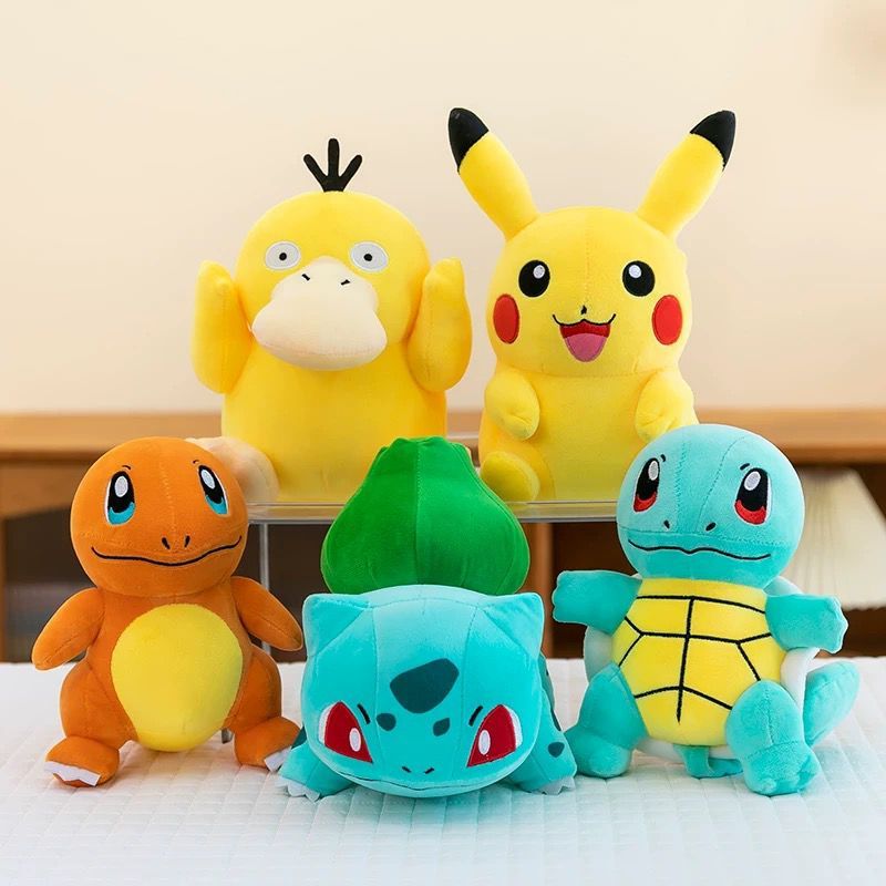 30cm/45cm Pelúcia Pokémon Chamander - Hipoalérgica, Macia e Segura