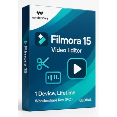 Wondershare Filmora 15 (Portátil) - Editor de Vídeos Profissional - Faça cortes para instagram e youtube
