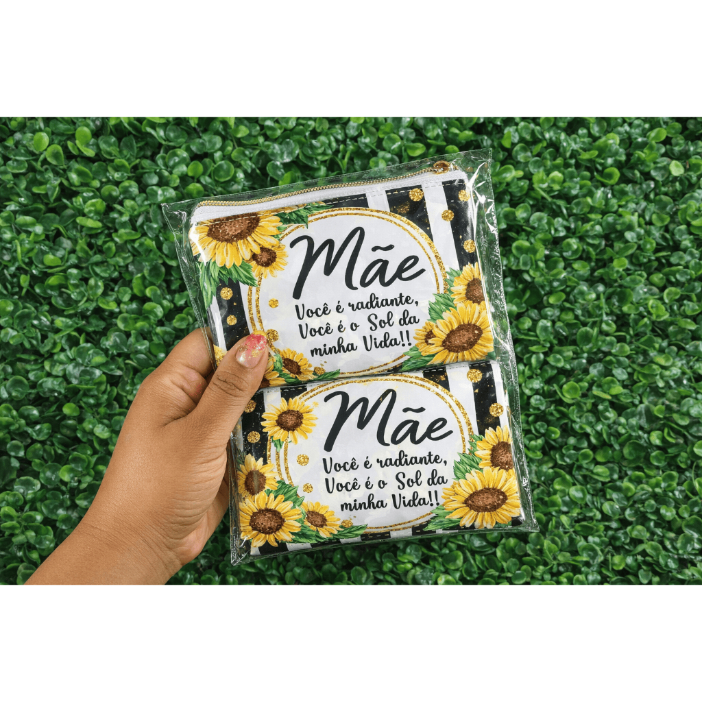 Porta moedas personalizada tema dia das mães para clientes, festas e eventos "Fazemos com sua logo"