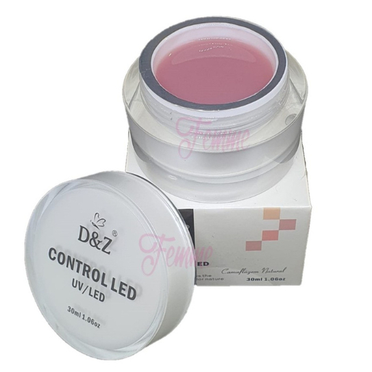 Gel D&Z 30ml Coleção Cover Control Led Nail Tips Auto Nivelante de unha