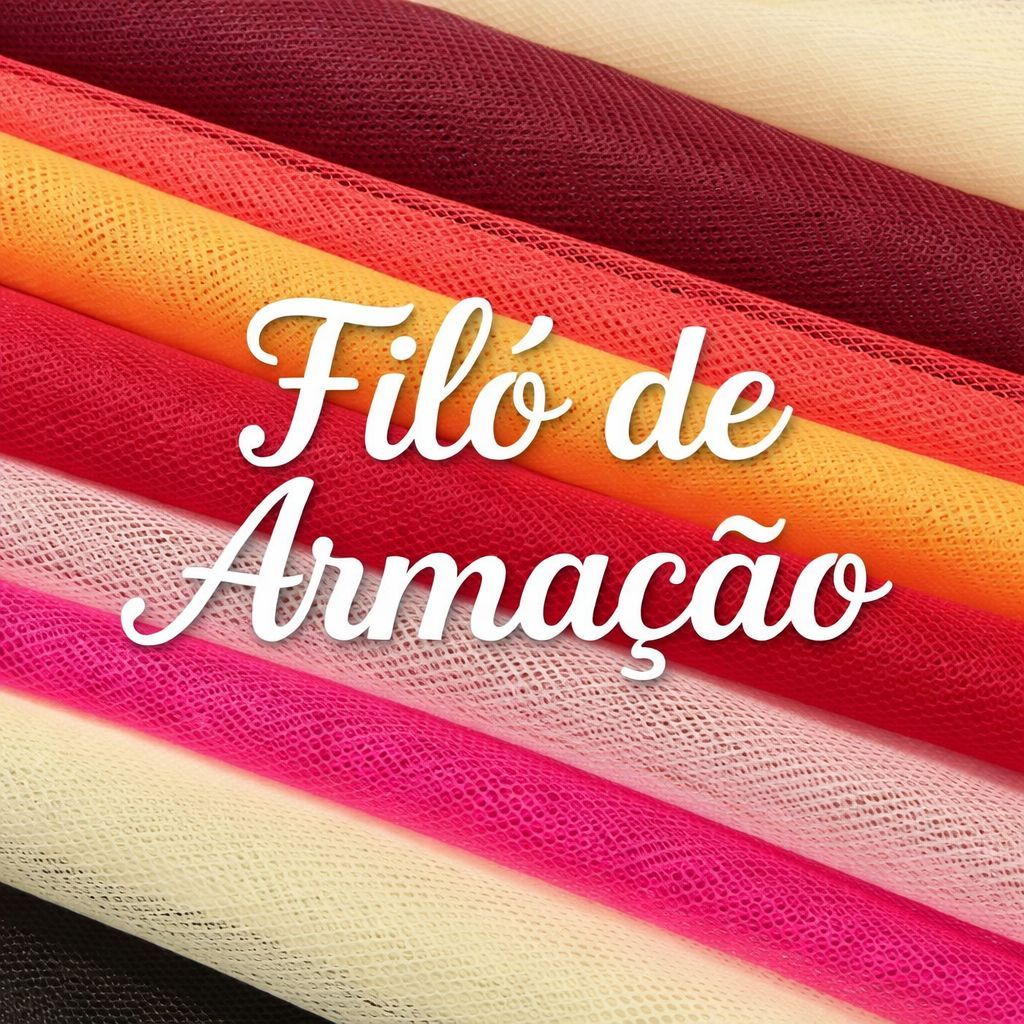 5 METROS DE TECIDO FILÓ DE ARMAÇÃO BRANCO E VÁRIAS CORES (5m x  2,80m) DE LARGURA