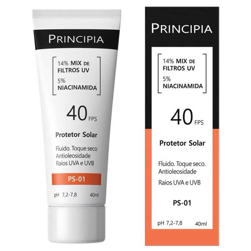 PRINCIPIA, Protetor Solar Facial PS-01 Fps 40, 40ml