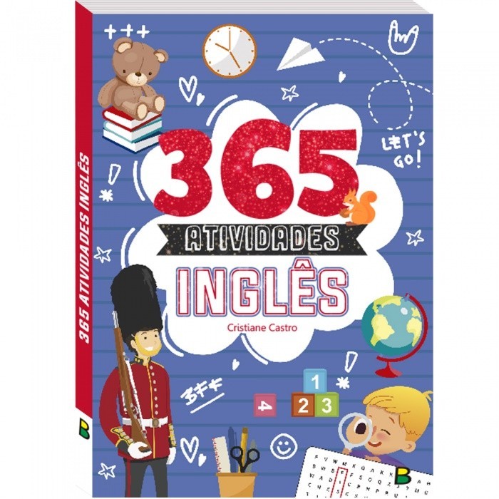 Livro 365 Atividades em Inglês Para Colorir Brasileitura